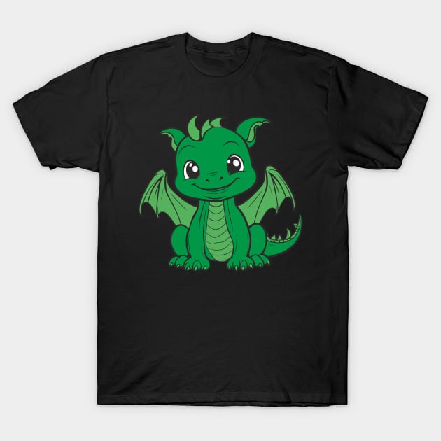 Baby Dragon T-Shirt by aceofspace